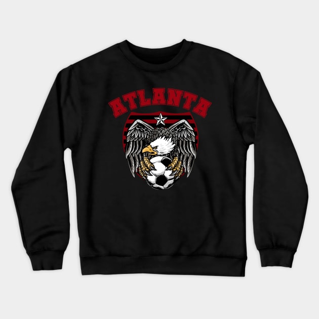 Atlanta Soccer Crewneck Sweatshirt by JayD World